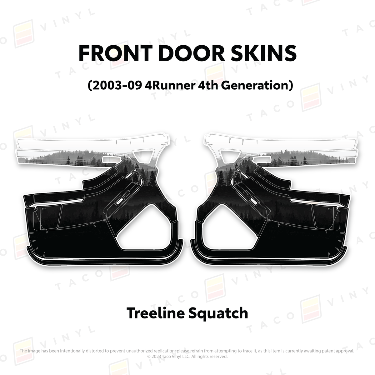 2003-2009 4Runner Door Skins