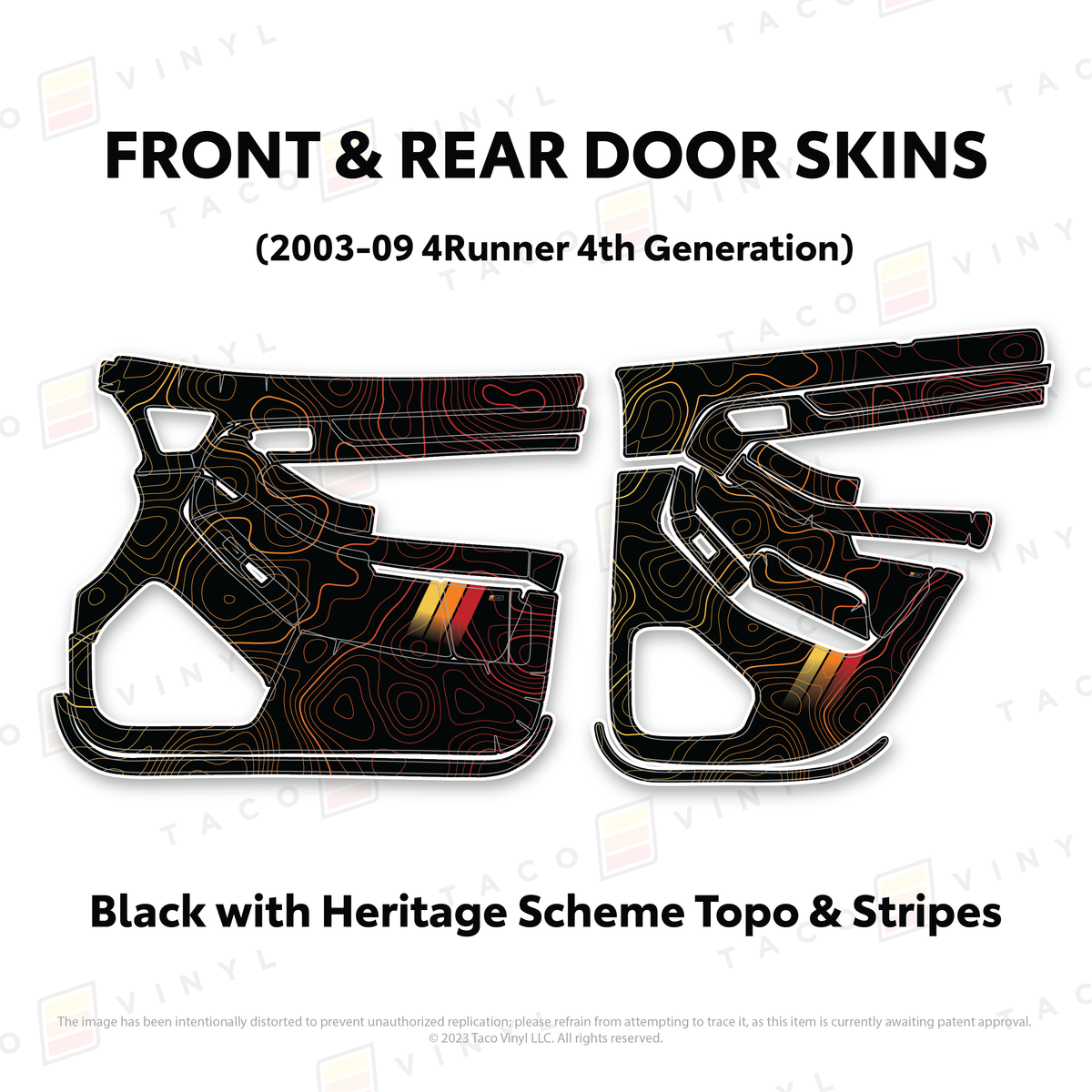 2003-2009 4Runner Door Skins