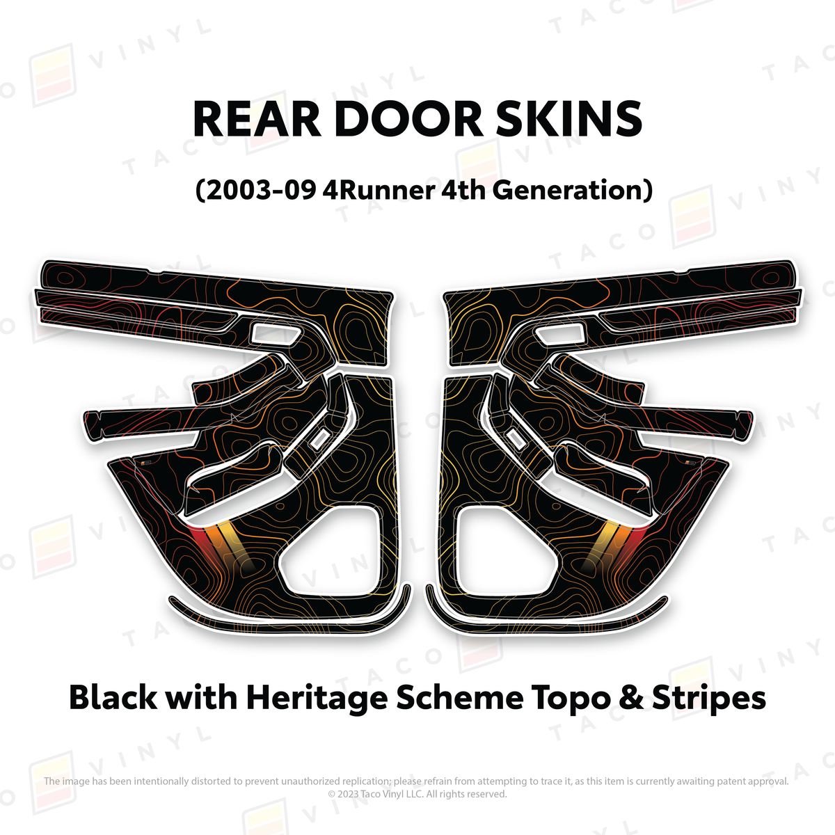 2003-2009 4Runner Door Skins