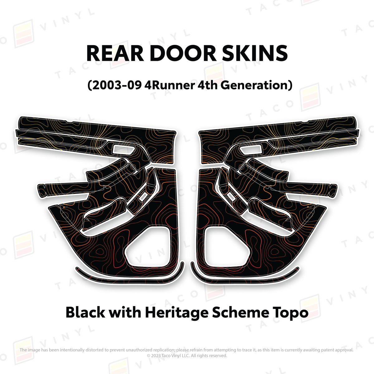2003-2009 4Runner Door Skins