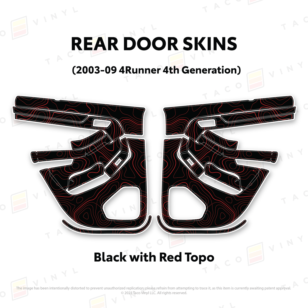 2003-2009 4Runner Door Skins