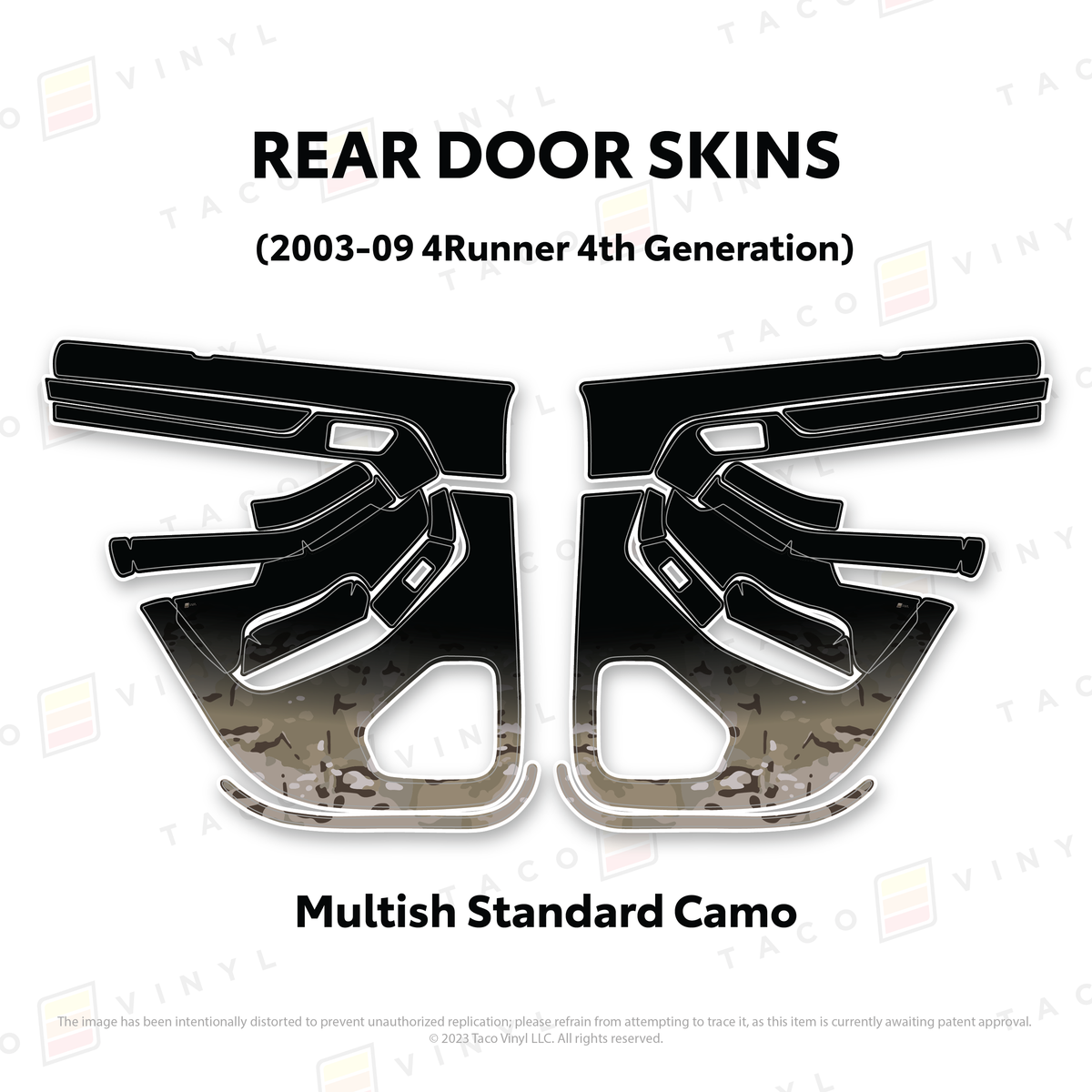 2003-2009 4Runner Door Skins