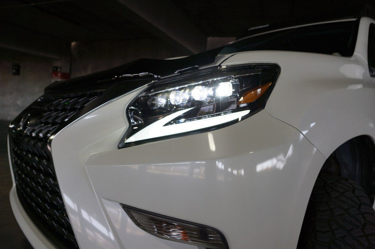14-23 Lexus GX 460 NOVA-Series LED Projector Headlights Alpha-Black | AlphaRex