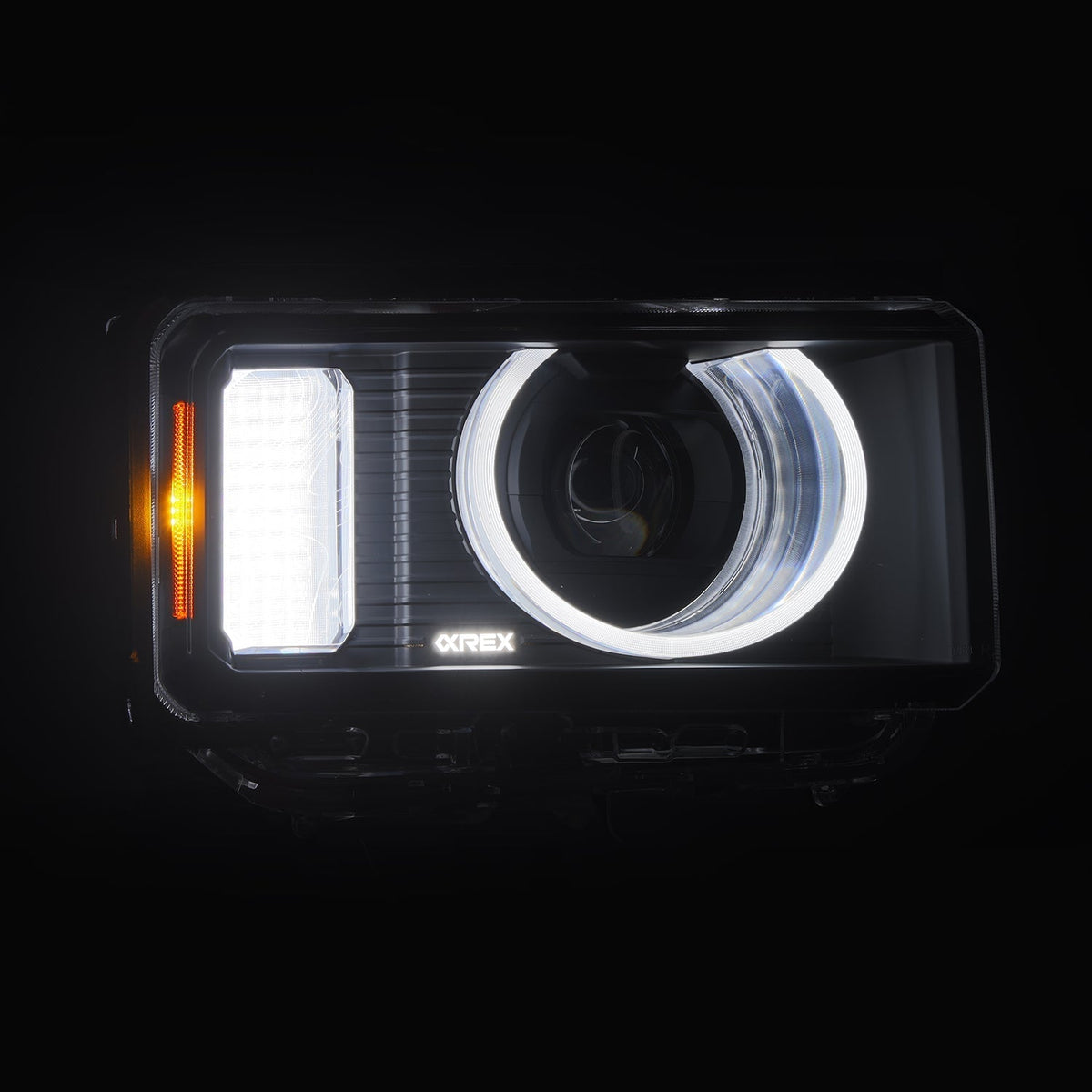 24-26 Toyota Land Cruiser Heritage-Edition LED Projector Headlights Black | AlphaRex