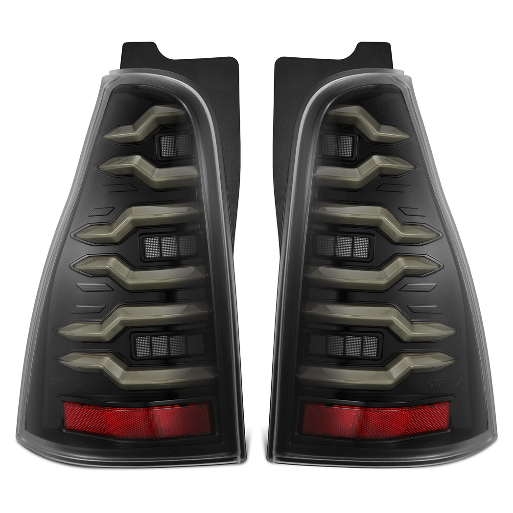 03-09 Toyota 4Runner LUXX-Series LED Tail Lights Alpha-Black | AlphaRex
