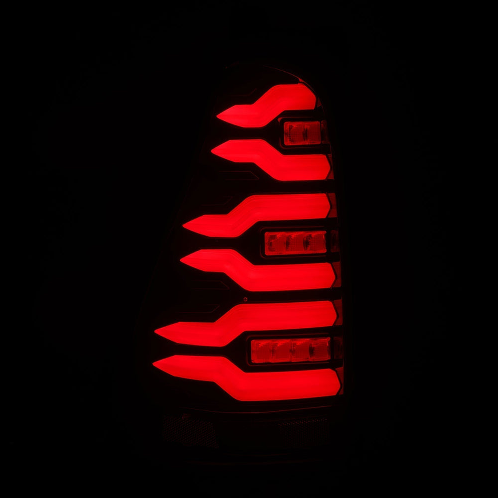 03-09 Toyota 4Runner LUXX-Series LED Tail Lights Black Red | AlphaRex