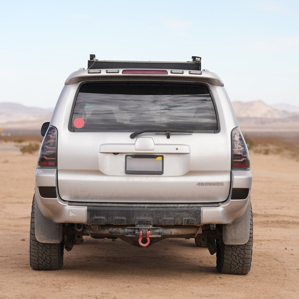03-09 Toyota 4Runner LUXX-Series LED Tail Lights Black Red | AlphaRex