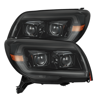 03-09 Toyota 4Runner LUXX-Series LED Projector Headlights Alpha-Black | AlphaRex