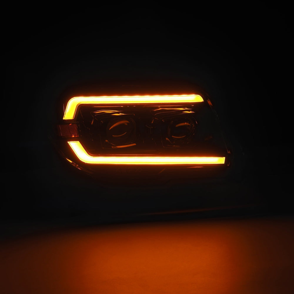 03-09 Toyota 4Runner LUXX-Series LED Projector Headlights Alpha-Black | AlphaRex