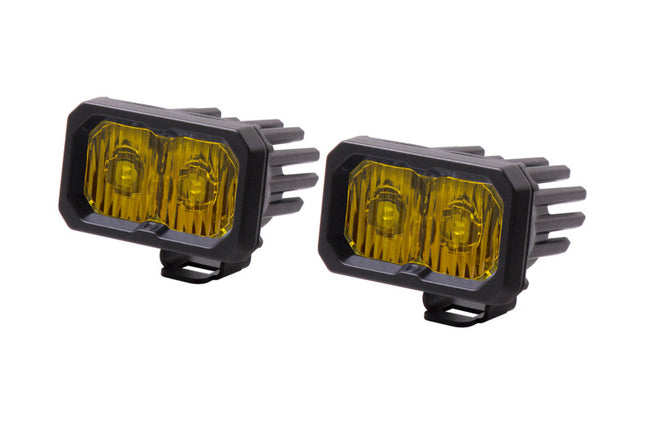 Stage Series 2 In LED Pod Sport - Yellow Driving Standard ABL (Pair)