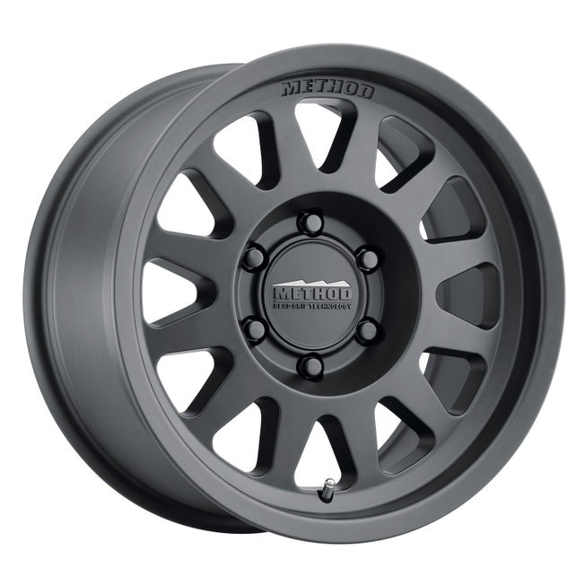 704 17x8.5 0mm Offset 6x5.5 106.25mm CB Matte Black Wheel