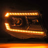 05-11 Toyota Tacoma LUXX-Series LED Projector Headlights Chrome | AlphaRex