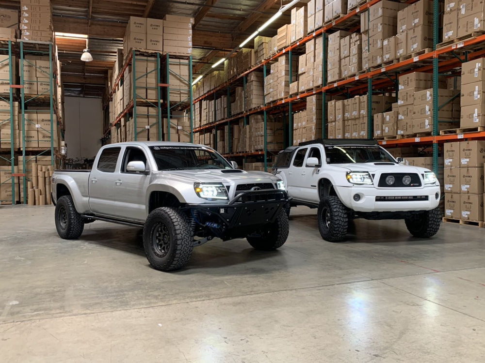 05-11 Toyota Tacoma NOVA-Series LED Projector Headlights Alpha-Black | AlphaRex