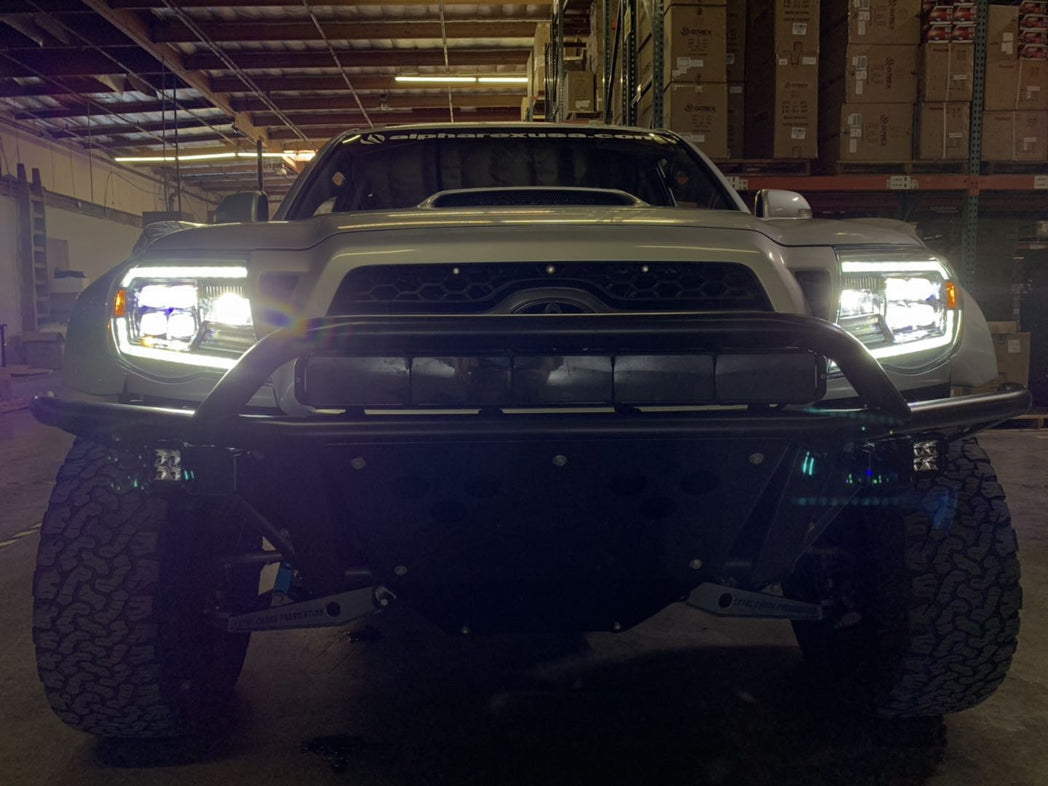 05-11 Toyota Tacoma NOVA-Series LED Projector Headlights Alpha-Black | AlphaRex