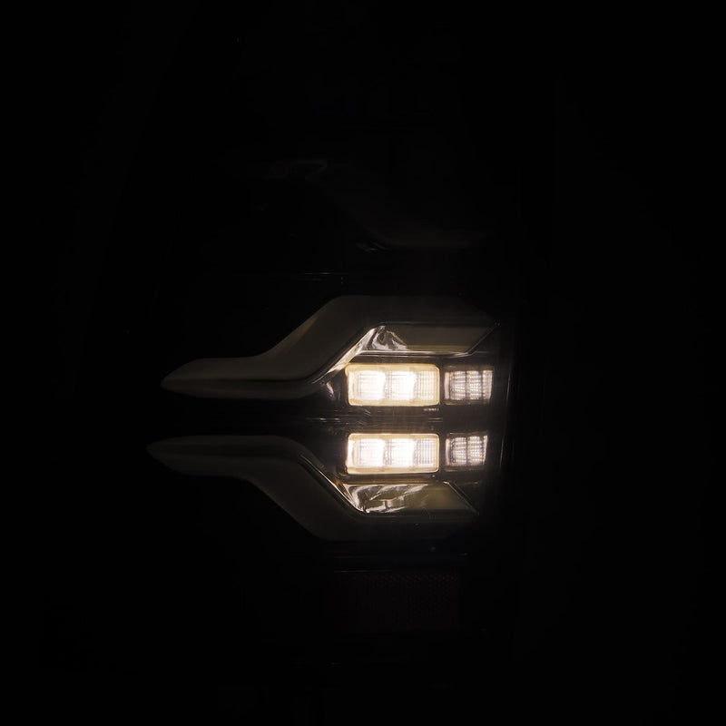 05-15 Toyota Tacoma LUXX-Series LED Tail Lights Alpha-Black | AlphaRex