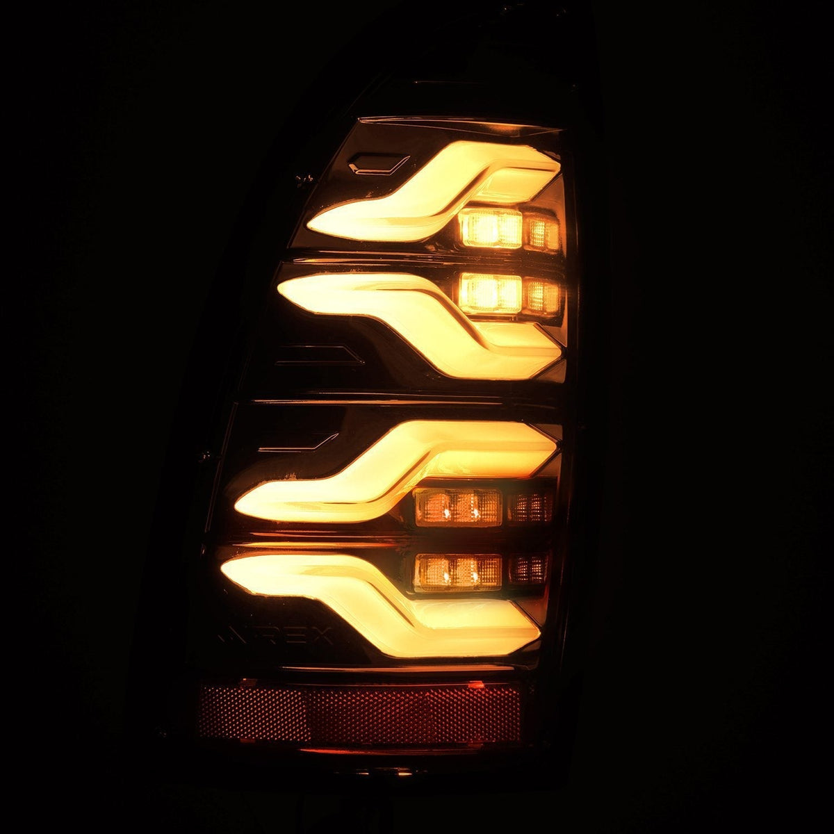 05-15 Toyota Tacoma LUXX-Series LED Tail Lights Alpha-Black | AlphaRex