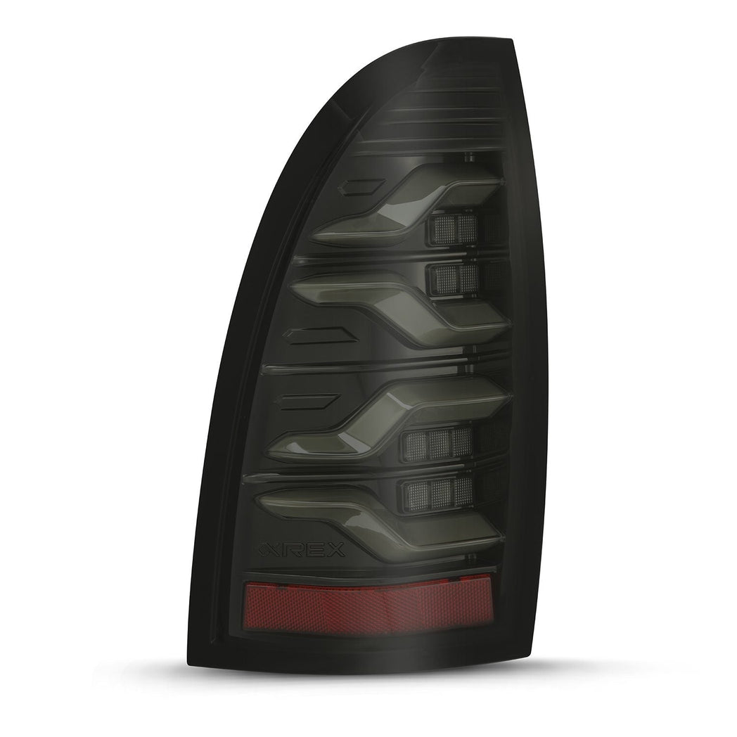 05-15 Toyota Tacoma LUXX-Series LED Tail Lights Alpha-Black | AlphaRex