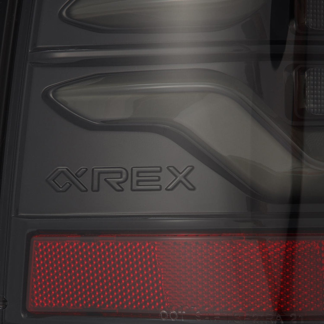 05-15 Toyota Tacoma LUXX-Series LED Tail Lights Alpha-Black | AlphaRex