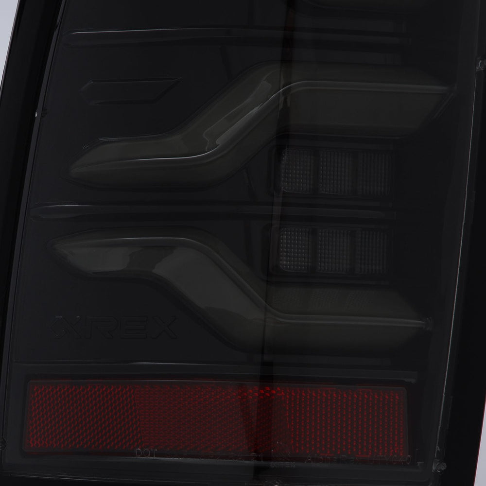05-15 Toyota Tacoma LUXX-Series LED Tail Lights Alpha-Black | AlphaRex