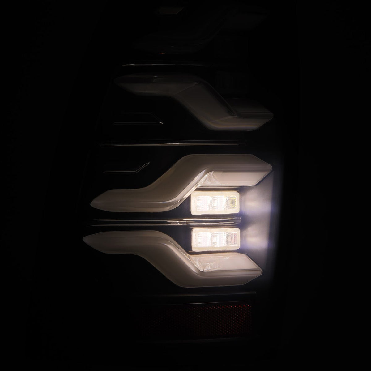 05-15 Toyota Tacoma LUXX-Series LED Tail Lights Black | AlphaRex