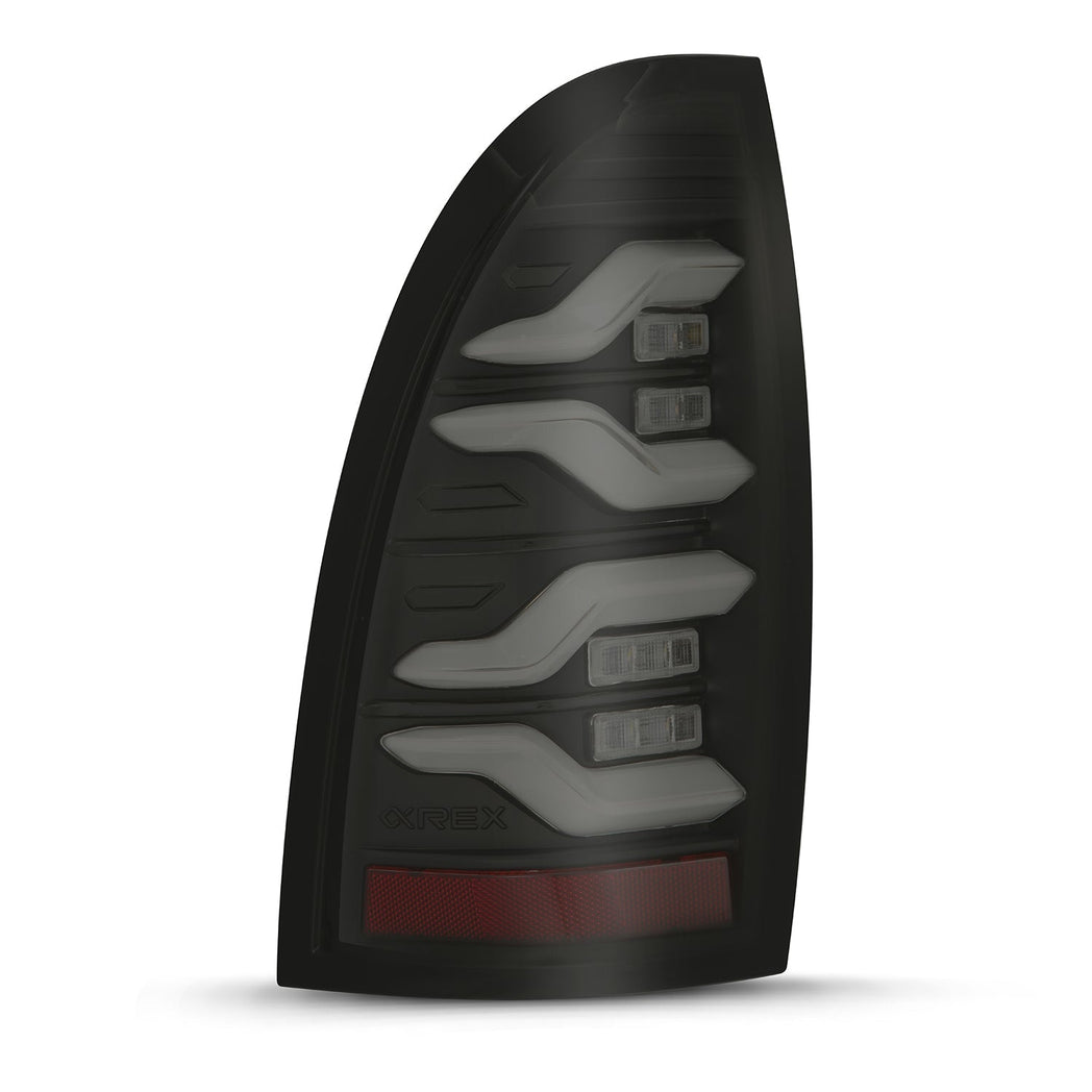 05-15 Toyota Tacoma LUXX-Series LED Tail Lights Black | AlphaRex