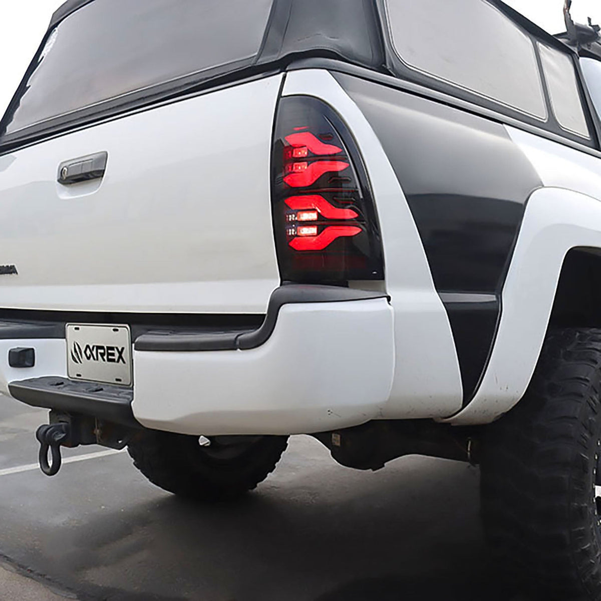 05-15 Toyota Tacoma LUXX-Series LED Tail Lights Black Smoke | AlphaRex