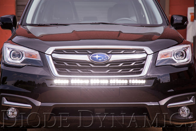 30 In LED Light Bar Single Row Straight - Amber Flood Each Stage Series