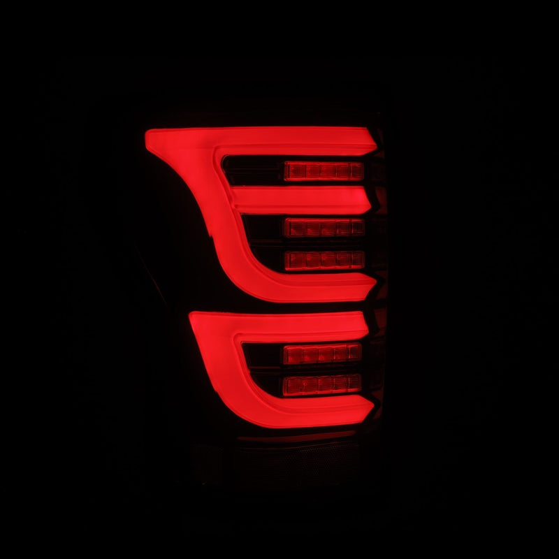 07-13 Toyota Tundra LUXX-Series LED Tail Lights Black-Red | AlphaRex