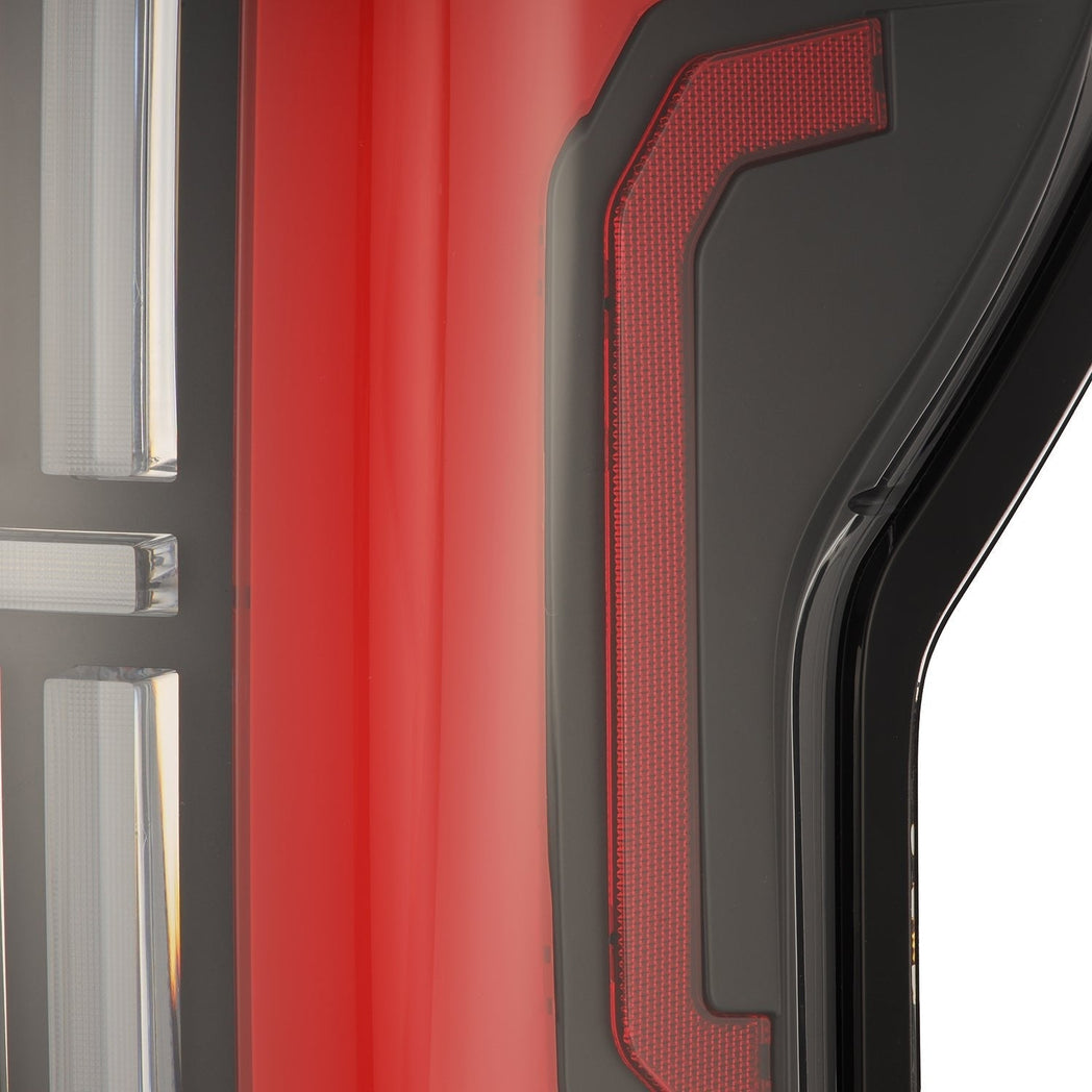 07-13 Toyota Tundra NOVA-Series Prismatic LED Tail Lights Black-Red | AlphaRex