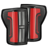 07-13 Toyota Tundra NOVA-Series Prismatic LED Tail Lights Black-Red | AlphaRex