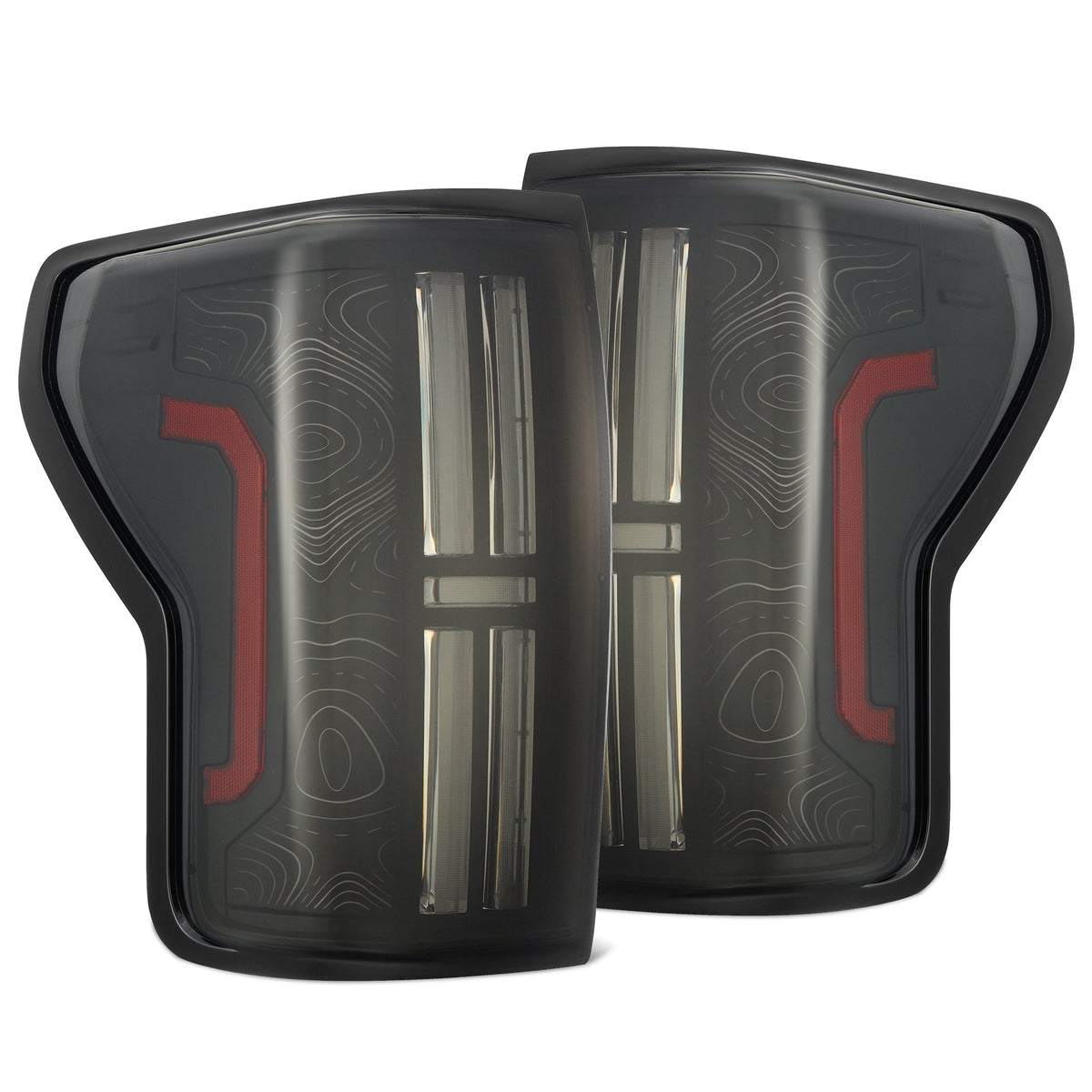 07-13 Toyota Tundra TOPO ETCH NOVA-Series LED Tail Lights Black Smoke | AlphaRex