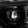 07-13 Toyota Tundra/08-17 Toyota Sequoia MK II LUXX-Series LED Projector Headlights Alpha-Black (With Level Adjuster) | AlphaRex