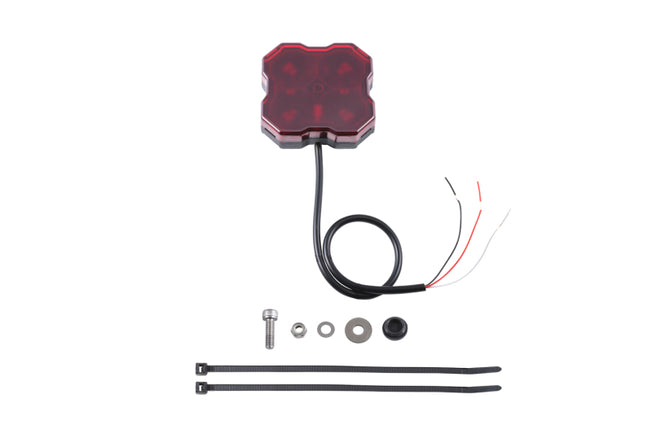 Stage Series Single Color LED Rock Light - Red Hookup (one)