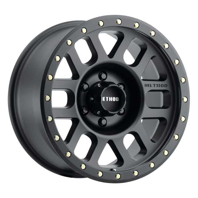 309 Grid 17x8.5 0mm Offset 6x5.5 108mm CB Matte Black Wheel