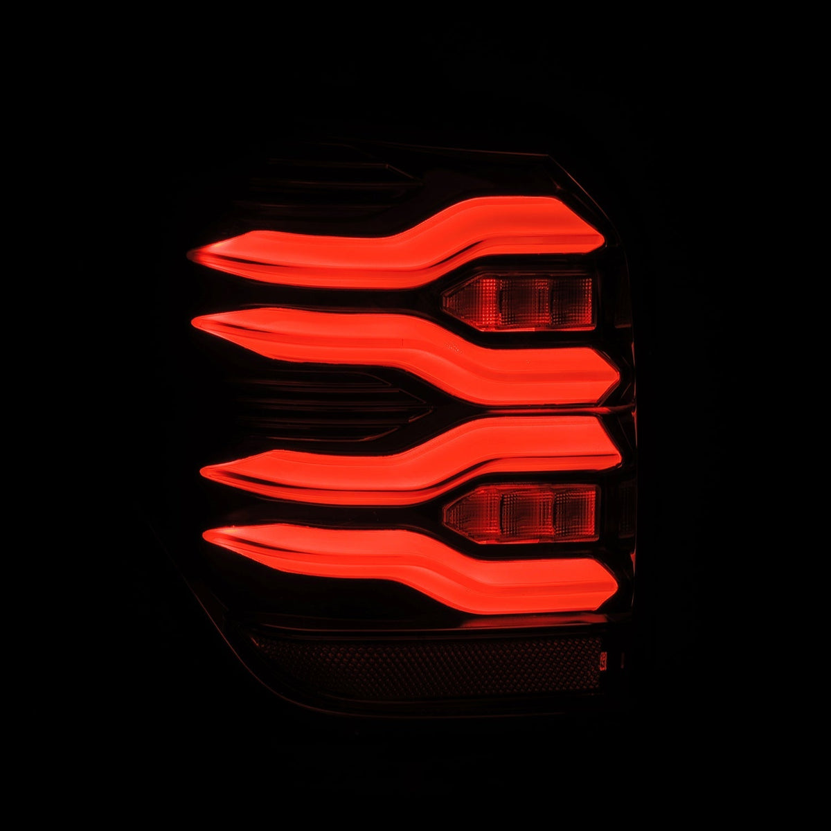 10-24 Toyota 4Runner LUXX-Series LED Tail Lights Black-Red | AlphaRex