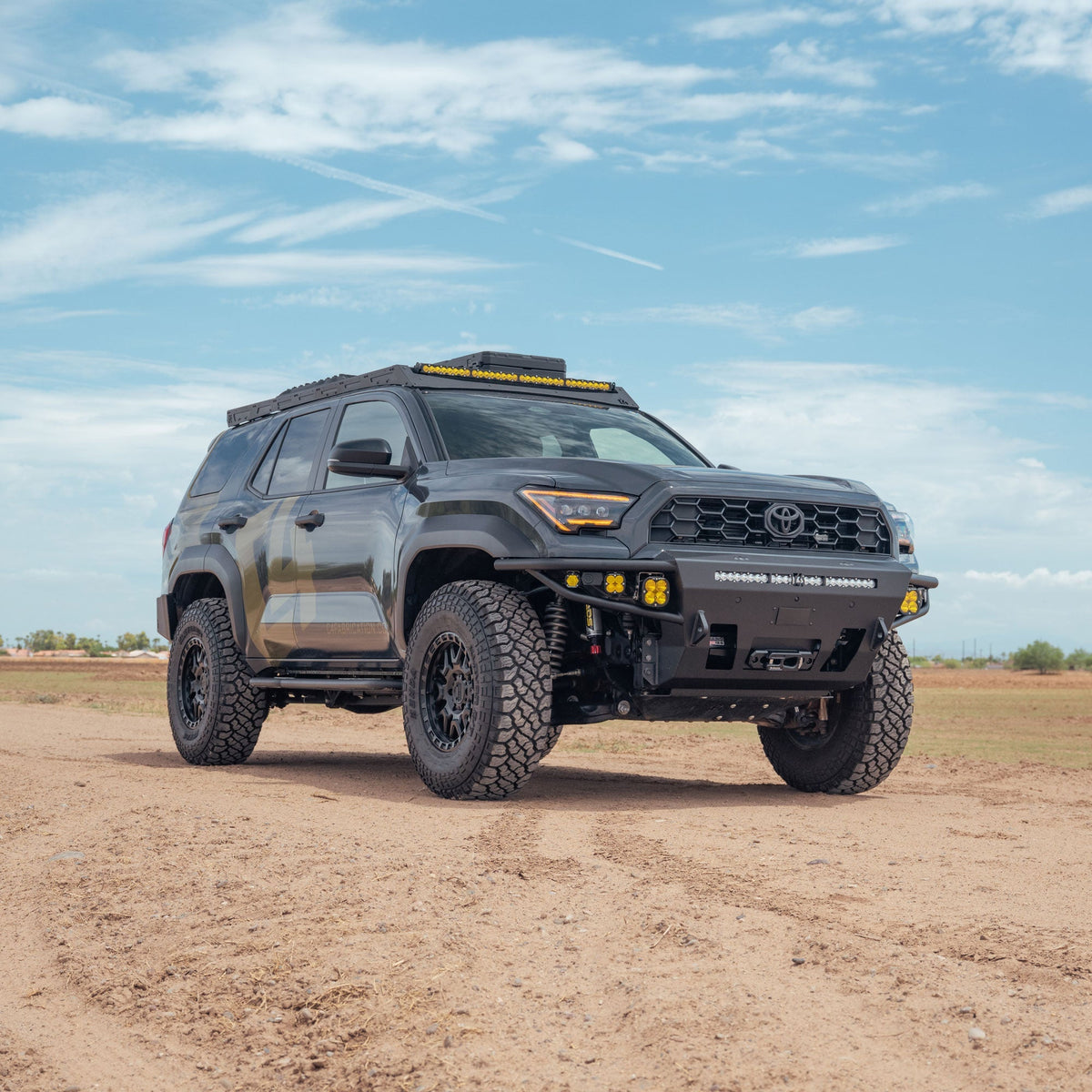 Toyota 4runner ready to go off road with the 6th Gen 4Runner Hybrid Front Bumper installed
