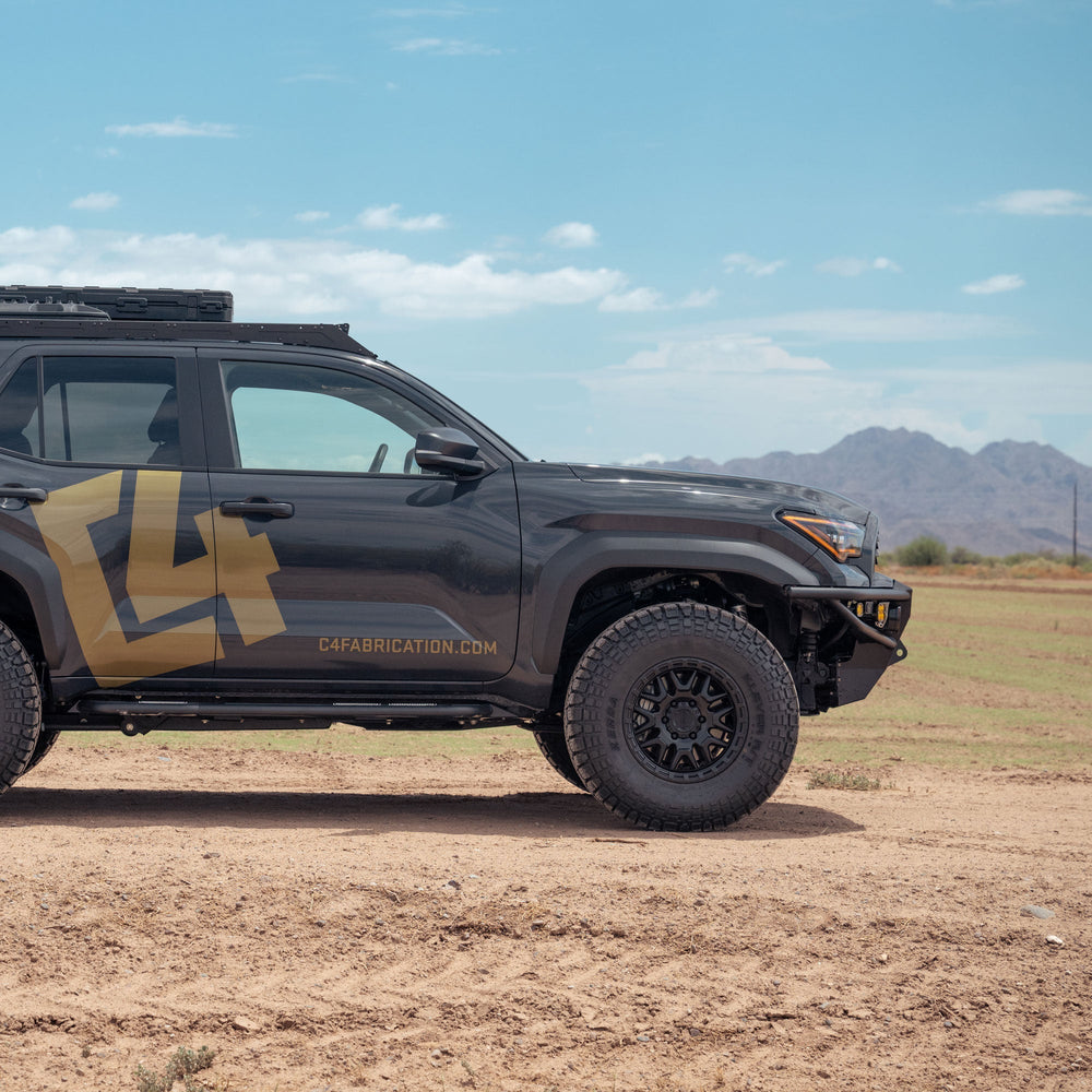 Side view of 6th Gen 4Runner Hybrid Front Bumper installed on C4 Toyota 4runner