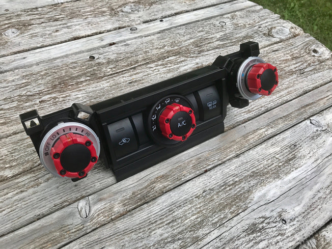 Climate Knobs (5th Gen 4Runner) - RED