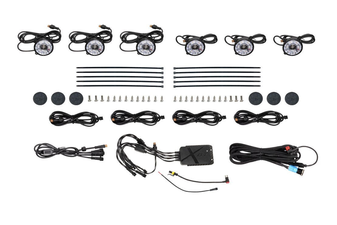 Morimoto Rock Light Kit: Color Changing RGB (6 pc)