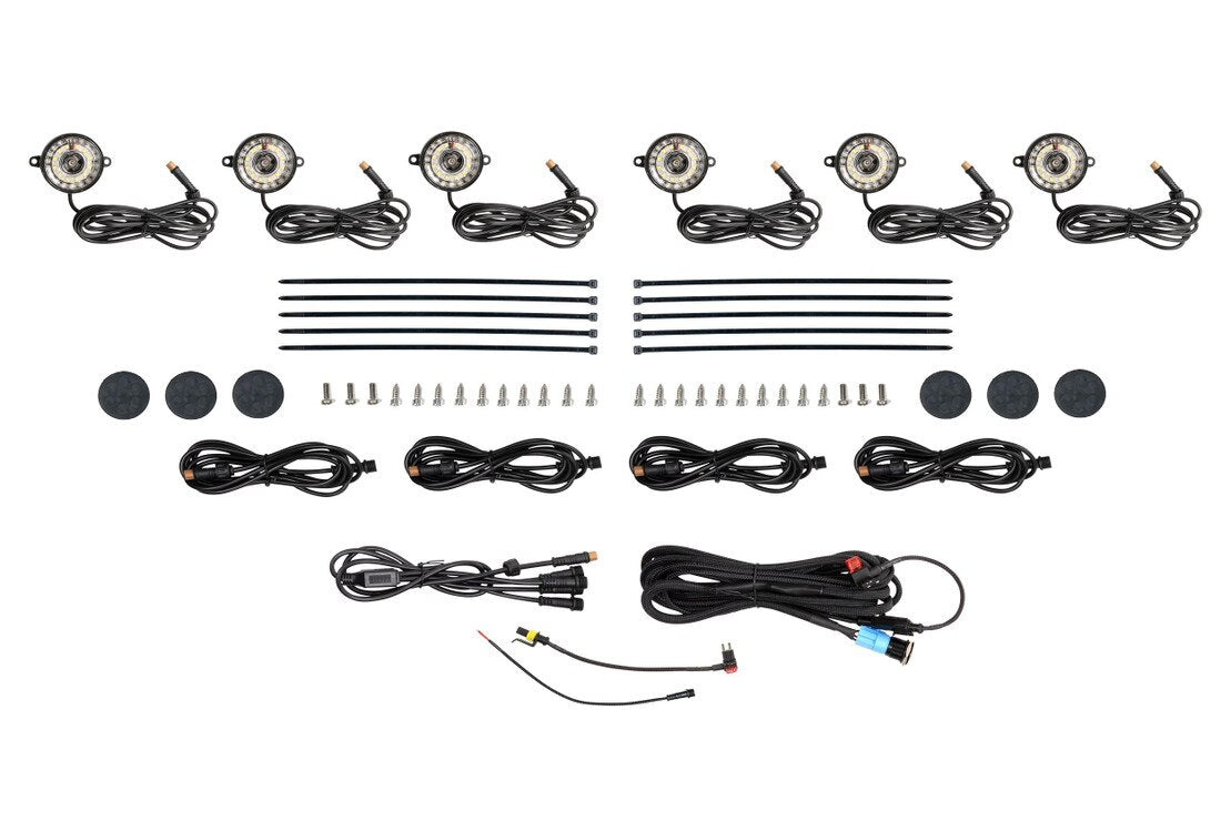 Morimoto Rock Light Kit: White (6 pc)