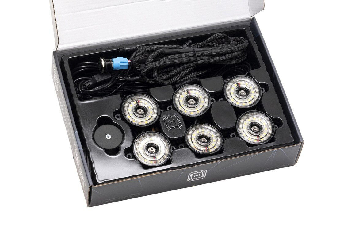 Morimoto Rock Light Kit: White (6 pc)