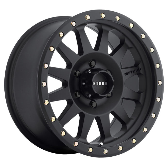 304 Double Standard 17x8.5 0mm Offset 6x5.5 108mm CB Matte Black Wheel