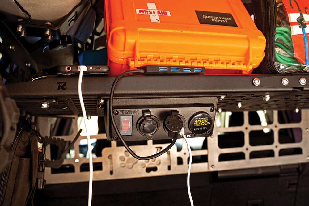 12 Volt Accessory Panel Housing & Mount