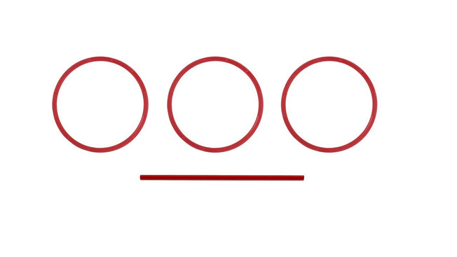 Climate Knob Trim Rings (2014-2021 Tundra) - RED