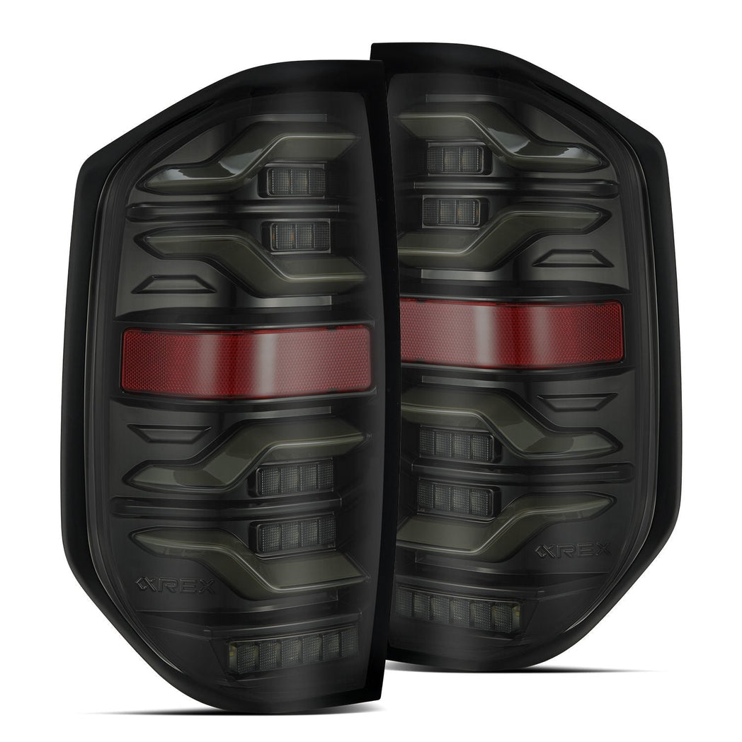 14-21 Toyota Tundra LUXX-Series LED Tail Lights Alpha-Black | AlphaRex