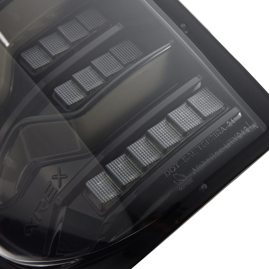 14-21 Toyota Tundra LUXX-Series LED Tail Lights Alpha-Black | AlphaRex
