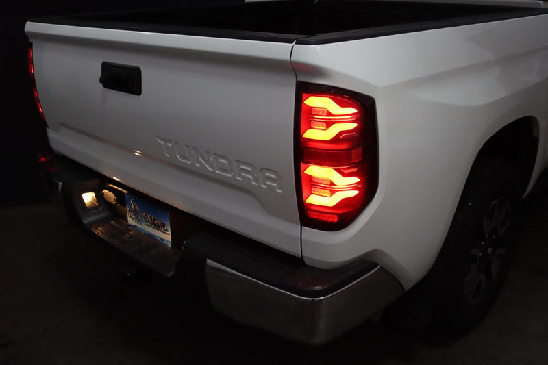 14-21 Toyota Tundra LUXX-Series LED Tail Lights Alpha-Black | AlphaRex