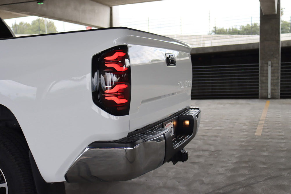 14-21 Toyota Tundra LUXX-Series LED Tail Lights Alpha-Black | AlphaRex
