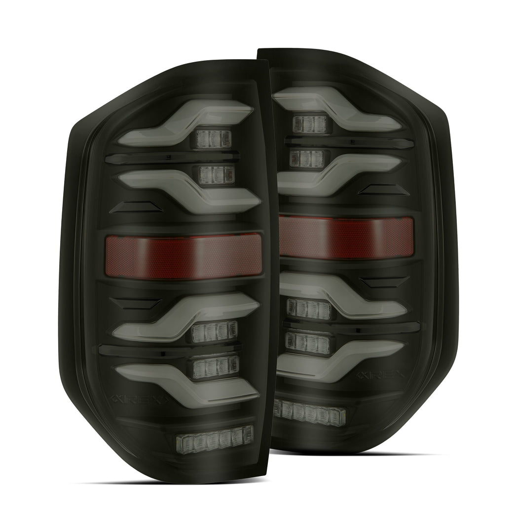 14-21 Toyota Tundra LUXX-Series LED Tail Lights Black | AlphaRex