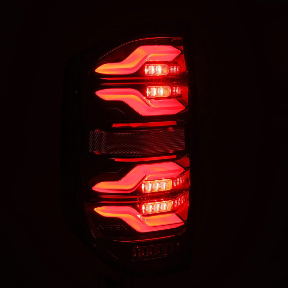14-21 Toyota Tundra LUXX-Series LED Tail Lights Black | AlphaRex